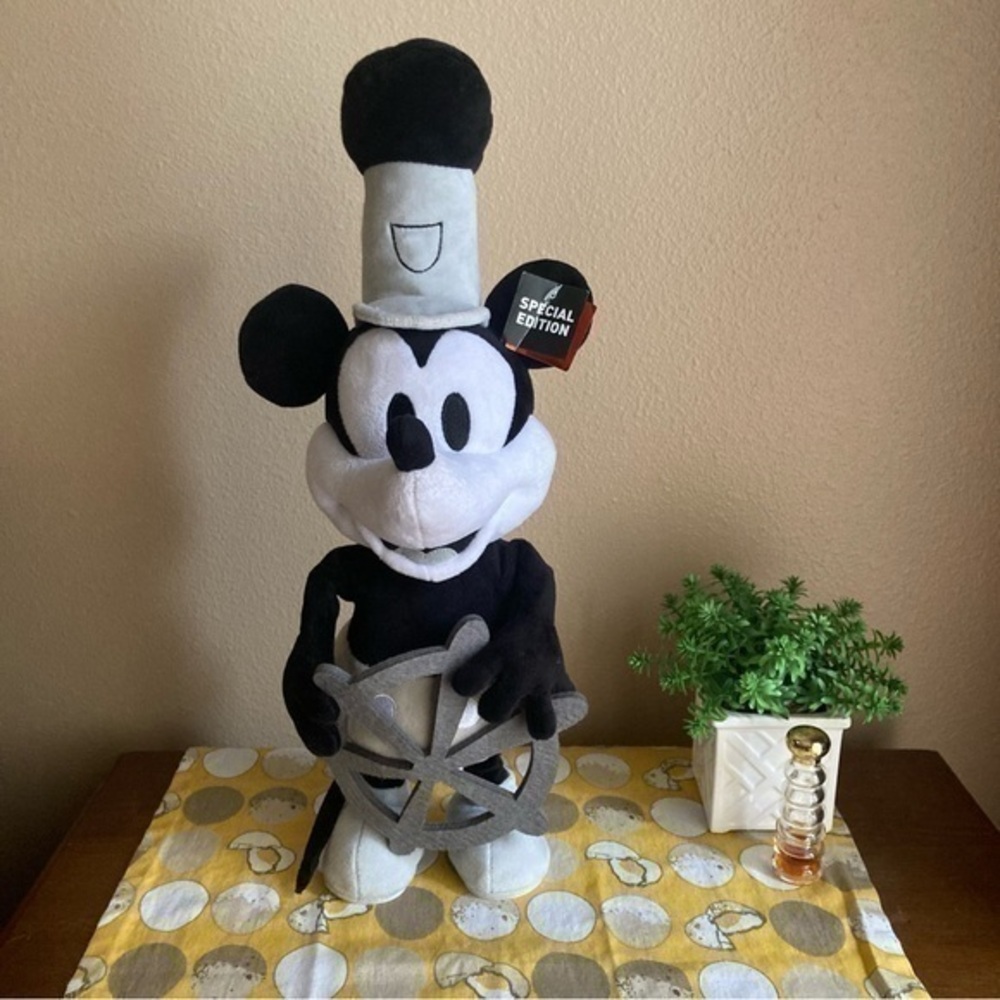 Mickey Mouse Steamboat Willie 90th anniversary dancing figurine